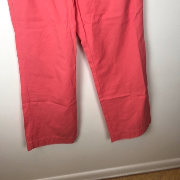 J CREW TWILL CHINO PANTS PINK VTG Size 6 S Barbiecore office Career chic - Picture 5 of 9